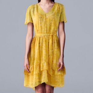 Yellow Simply Vera Wang Dress